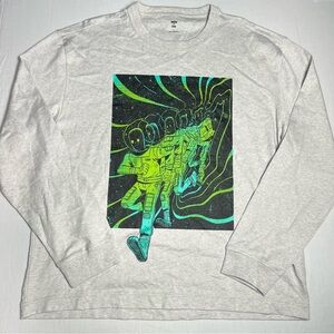 Mode Of One -Gray Cotton Long Sleeve Shirt